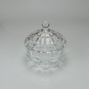 Ver imagem 3 de Potiche Decorativo de Cristal Transparente 17x18x18cm Tampa Enfeite Sala Mesa
