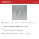 Ver imagem 5 de Potiche Decorativo de Cristal Transparente 17x18x18cm Tampa Enfeite Sala Mesa