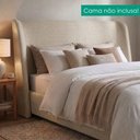 Ver imagem 2 de Cabeceira Casal 140 cm Greta com Frame Linho Sl 71 Peer