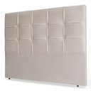 Ver imagem 1 de Cabeceira Estofada Box Casal Fiorella 140cm Suede Marfim