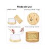 Umidificador Purificador de Ar Aromatizador Óleos 700ml Led - 2