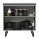 Ver imagem 6 de Balcão de Cozinha 80cm 2 Portas com Pés Nice Madesa
