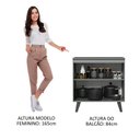 Ver imagem 5 de Balcão de Cozinha 80cm 2 Portas com Pés Nice Madesa
