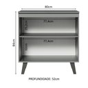 Ver imagem 4 de Balcão de Cozinha 80cm 2 Portas com Pés Nice Madesa