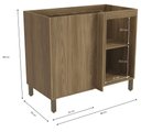 Ver imagem 3 de Armário de Cozinha Balcão de Canto 1 Porta 52x98cm com Pés M625 Botanic Kappesberg