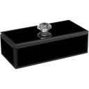Ver imagem 1 de Porta Joias Caixa Organizadora Home&co Espelhado Mdf 4x14x7cm Preto