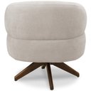 Ver imagem 6 de Poltrona Decorativa Giratória Sala de Estar Living Seven F04 Bouclê Off White - Lyam Decor