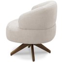 Ver imagem 5 de Poltrona Decorativa Giratória Sala de Estar Living Seven F04 Bouclê Off White - Lyam Decor