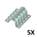 Ver imagem 1 de Kit 5 Abraçadeiras de Metal Canos e Tubulações Tipo U 3/4''