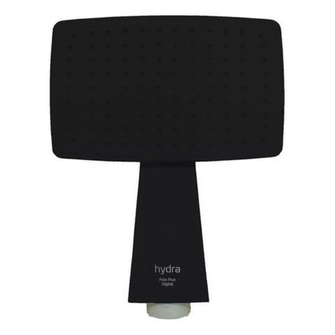 Câmara Quente Espalhador Ducha Hydra Polo Preto Polido, Preto