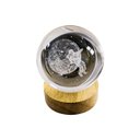 Ver imagem 3 de Mini Luminária de Mesa Astronauta Globo de Vidro 8cm Led 3500k Usb St3214