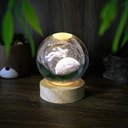 Ver imagem 6 de Mini Luminária de Mesa Astronauta Globo de Vidro 8cm Led 3500k Usb St3214