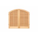 Ver imagem 3 de Janela de Madeira Veneziana Abrir/abrir Arco Eucalipto Grandis Rosa - 1,20 (a) X 1,40 (l)