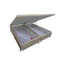 Ver imagem 1 de Cama Box Baú Universal Queen Linho Clean (158x198x35) - Castor