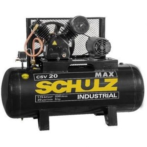 Compressor Schulz Csv 20 Max 200 Litros 175 Libras 5 Cv Mono