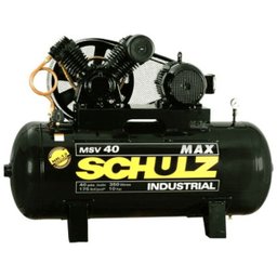 Compressor Schulz Msv 40 Max 350 Litros 175lbs 10cv Trif. - 1