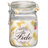 Pote Fido 1 Litro Bormioli Rocco Italiano Vidro Hermético - 1