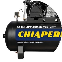 Compressor de Ar Alta Pressão 15 Pés 200 Litros Monofásico - Cj 15+ Apv 200l - Chiaperini - 5