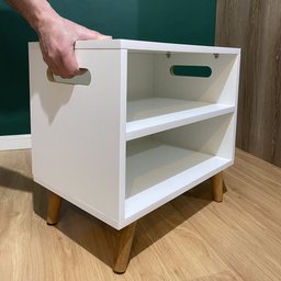 Sapateira Organizadora Premium para Hall De Entrada - Branco - 2