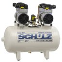 Ver imagem 1 de Compressor Schulz CSD 18 100 Litros 120 Libras 2 Motores 1.5 cv 220v Monofásico Isento de Óleo