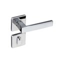 Ver imagem 1 de Fechadura Externa Com Roseta Quadrada Concept Cromada