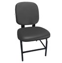 Ver imagem 1 de Cadeira Cadeirão Reforçado Po Plus Size 180 Kg Anatômica Courvin Preta