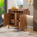 Ver imagem 3 de Aparador Barzinho Adega Cantinho Café Lizz Decorativo Cedro