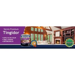 Verniz Premium Tingidor Impermeabiliza 900ml Imbuia Montana - 3