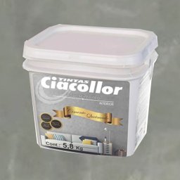 Cimento Queimado Cor Elefante Ciacollor Revestimento 5,8kg - 1