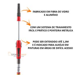 Prolongador Fibra E Alumínio 1.3m Atlas Prático E Seguro - 3