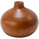 Ver imagem 1 de Vaso Decorativo Enfeite Home&Co Madeira 17x23x23cm Natural