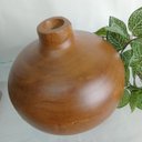 Ver imagem 3 de Vaso Decorativo Enfeite Home&Co Madeira 17x23x23cm Natural