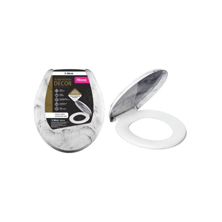 Assento Sanitário Almof Decor Plast Branco