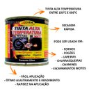 Ver imagem 2 de Tinta Alta Temperatura Preto Allchem 220ml