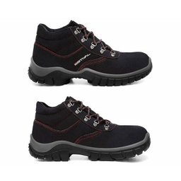 Bota de Segurança Estival em Microfibra Preto/vermelho N° 41 - Wo10031s2 - 2