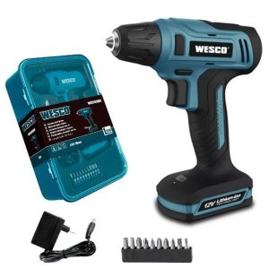 Parafusadeira e Furadeira Wesco 12V 10mm Bivolt - WS2550K
