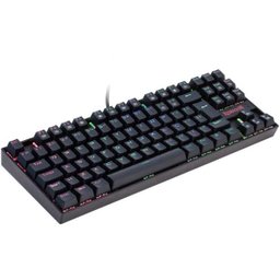 Teclado Gamer Mecânico Redragon Kumara Preto Rgb com Switch Azul - K552 - 2