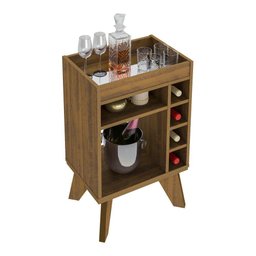 Adega Bar Retrô com Espelho Multimóveis CR50033 - 6