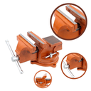 Ver imagem 1 de Torno/Morsa Sparta de Bancada 5" 125Mm Rotativa com Bigorna