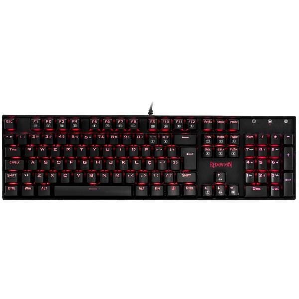 Teclado Gamer Mecânico Redragon Mitra Single Preto com Switch Brown - K551/1 - 2