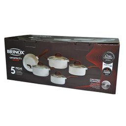 Jogo de Panelas Brinox Granada 5pçs Revestimento Cerâmico com Indução Vanilla 4774/101 - 8