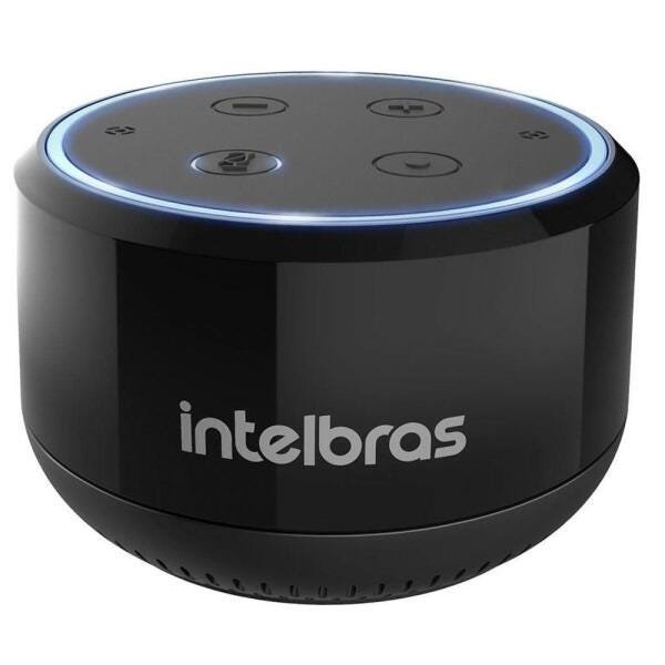 Smart Speaker Intelbras Izy Speak! Mini com Wi-Fi e Bluetooth Preto