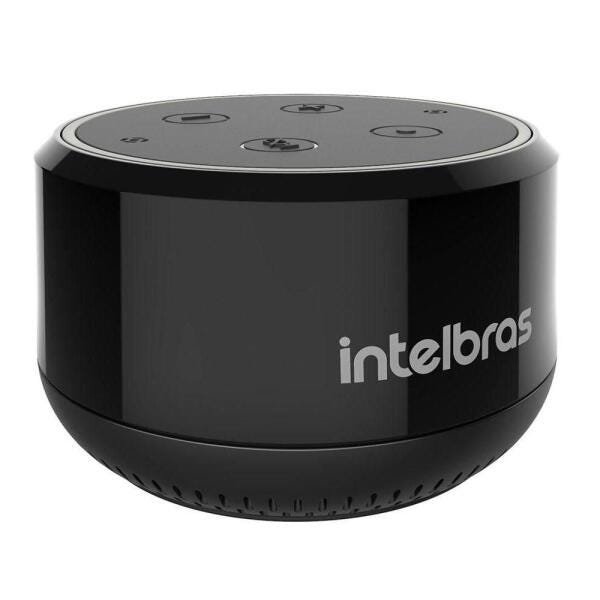 Smart Speaker Intelbras Izy Speak! Mini com Wi-Fi e Bluetooth Preto - 5