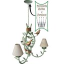 Ver imagem 7 de Lustre Decorativo de Teto com Pássaros Porcelana e Cúpulas