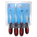 Ver imagem 1 de Kit Jogo Chave Fenda e Philips Cromo Vanadio Imantada 4 Pçs