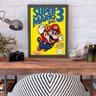 Quadro Moderno Super Mario Bros 3 Presente Quarto Filho - 2