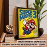 Quadro Moderno Super Mario Bros 3 Presente Quarto Filho - 6