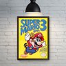 Quadro Moderno Super Mario Bros 3 Presente Quarto Filho - 3