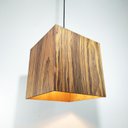 Ver imagem 7 de Luminária Teto Pendente Mdf Lâmina Madeira Natu Pau de Ferro