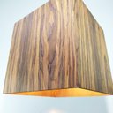 Ver imagem 4 de Luminária Teto Pendente Mdf Lâmina Madeira Natu Pau de Ferro